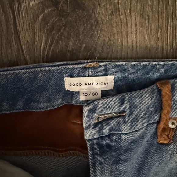 Good American Light Blue Jeans with Brown Accents - Picture 2 of 6